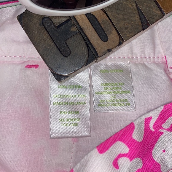 🐘🌴LILLY PULITZER ‘The Buttercup Short’ in Pop Pink Tusk🐘 in Sun Print - Picture 11 of 12